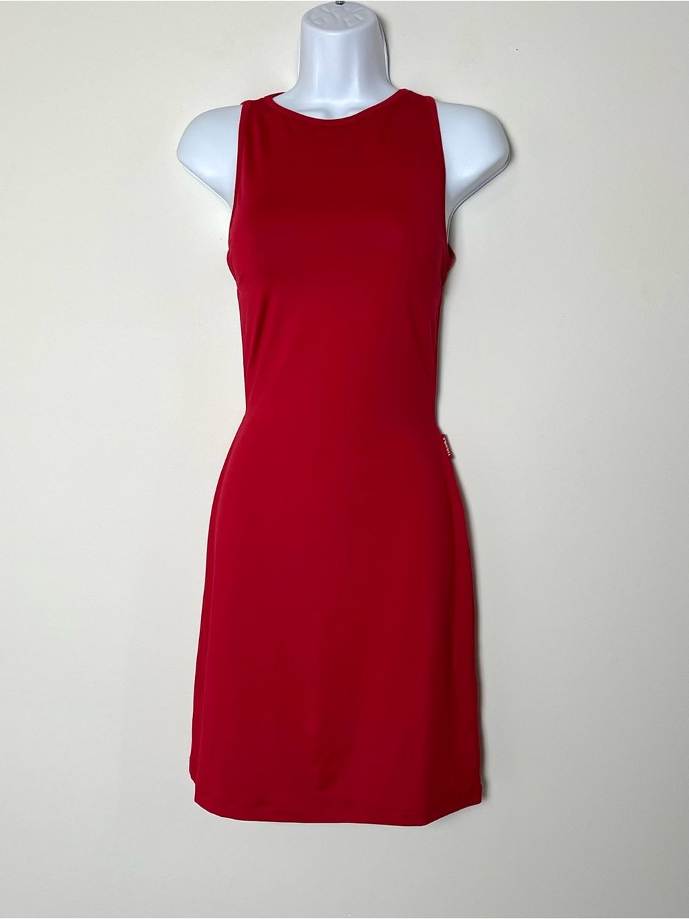Vintage Versace Jeans Couture Red Open Back Dress Ittierre S.P.A. NWT